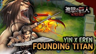 YIN X EREN KEMARAHAN FOUNDING TITAN EREN⁉️