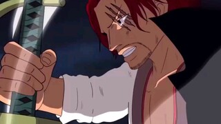 One Piece, Blackbeard menantang Shanks yang berambut merah, namun dikalahkan oleh pedang!!! (2-in-1)