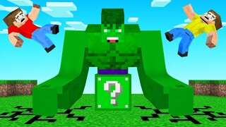 We Opened HULK LUCKY BLOCKS In Minecraft!