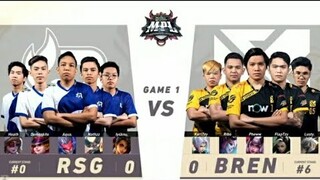 RSG VS BREN EXPORTS GAME 1 MPL PH SEASON 8