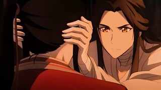 Hua Cheng made his ashes into a ring and gave it to Xie Lian. This is the custom in the ghost world.