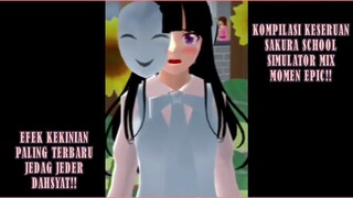 KOMPILASI KESERUAN SAKURA SCHOOL SIMULATOR MOMEN EPIC DENGAN EFEK KEKINIAN!!!