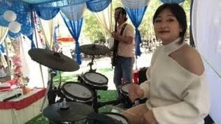 Hoà Tấu Vùng Trời Bình Yên Remix Sôi Động - Ni Ni Drum Cover