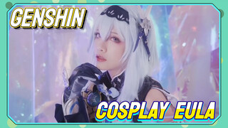 [Genshin Impact, COSPLAY] Eula: Tidak berhasil ditarik, keluar sendiri!