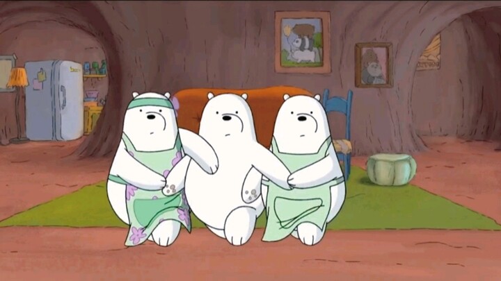 [We Bare Bears] Con gấu trắng thả mình và nhảy múa trên tảng băng