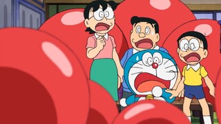 Rumah Nobita telah berubah menjadi rumah yang aneh. Hanya dengan memecahkan teka-teki Anda dapat mel