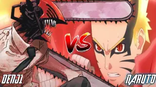 DENJI VS NARUTO BARYON (Anime War) FULL FIGHT HD