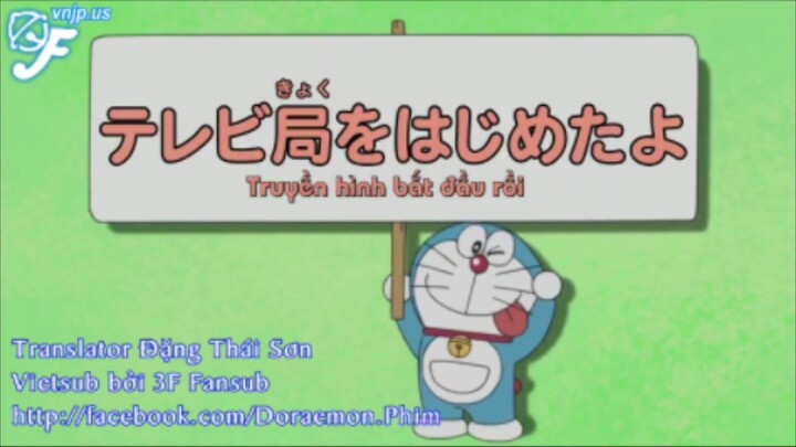 Doraemon: Truyền hình bắt đầu rồi & Làm đông cứng nó lại đi [Vietsub]