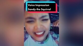 fypシ sandy spongebob voiceimpression I mess up🤣