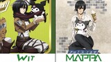Wit Studio VS MAPPA - Attack on Titan x Sanrio
