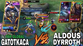 Gatotkaca vs Aldous & Dyrroth - Gatotkaca Mage Build | [5 Man MCL with Squad]