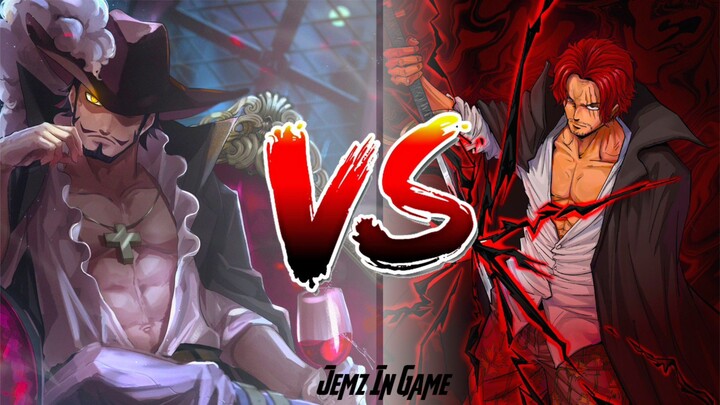 Shanks Vs Mihawk  Full Fight HD | Which one will win? | Jemz In Game | Former rival battle