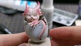 [Model painting] Takagi Ryo's egg dragon painting sharing