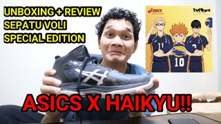 UNBOXING + REVIEW HAIKYUU X ASICS SHOES SPECIAL EDITION !