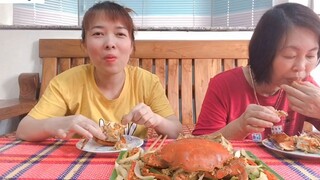 Cua sốt trứng _ cách làm cua sốt trứng ｜螃蟹炒雞蛋 _ crab with egg sauce 10