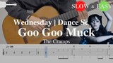 Wednesday - Dance Scene | Fingerstyle Guitar TAB (+ Slow & Easy)