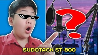 MAGANDA NGA BA? | Sudotack ST-800 Microphone Unboxing & Testing (Filipino)