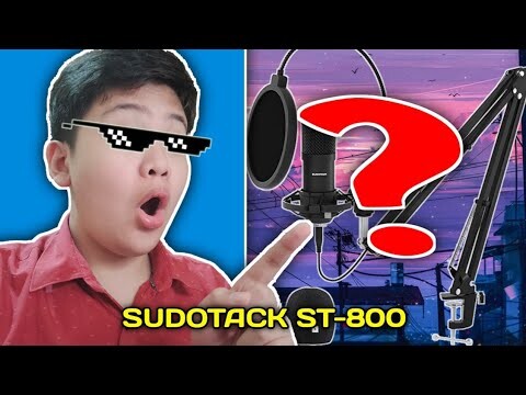 MAGANDA NGA BA? | Sudotack ST-800 Microphone Unboxing & Testing (Filipino)