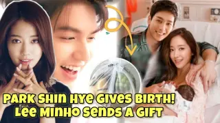 Park Shin Hye Gives Birth! Lee MinHo Sends Gift Immediately | SUB CC