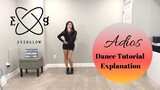 Adios by Everglow Chorus+Dance Break Dance TUTORIAL (Explanation&Mirrored) | Felicia Tay
