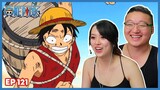 LUFFY IS BACK WITH CROCODILE'S WEAKNESS 💦 | ONE PIECE Episode 121 Couples Reaction & Discussion