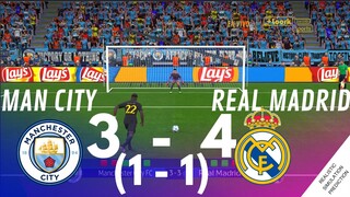 Highlights • Manchester City 1-1 Real Madrid | Penaltis • Man City 3-4 Real Madrid | VJ Simulación