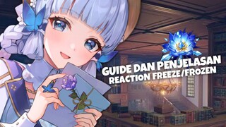 APA ITU REACTION FREEZE/FROZEN? | GENSHIN IMPACT GUIDE | GUIDE | GENSHIN GUIDE | GUIDE REACTION