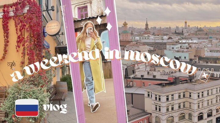 🍁 a chilly weekend in moscow // mushroom hunting + city views // the life of an AMERICAN in RUSSIA