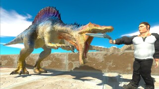 SPINOSAURUS DEATH CLIMB in Animal Revolt Battle Simulator