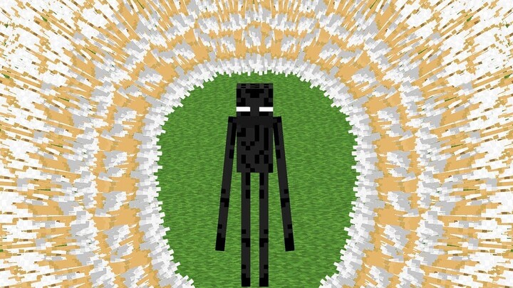 [Game]Invulnerable Enderman attacked by countless arrows|Minecraft