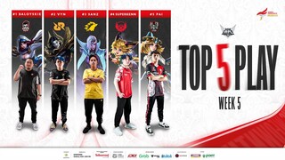 Top 5 Play Week 5 | MPL Indonesia Season 11