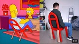(Thủ công) làm thế nào để tạo ra ghế Homer Simpson's và thử nó