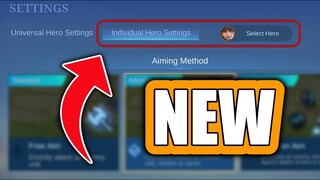 THE BEST UPDATE SO FAR IS INDIVIDUAL HERO SETTING!