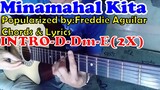 Minamahal Kita/Finger Style Guitar Cover/Chords & Lyrics