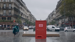 Doraemon's random door appears on the streets of France