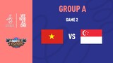 VIETNAM VS SINGAPORE GAME 2 VÒNG BẢNG SEA GAME 30 | MOBILE LEGENDS BANG BANG