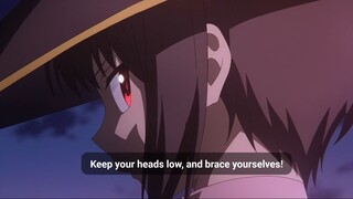 Megumin first Explosion Magic!!!🔥🔥🔥