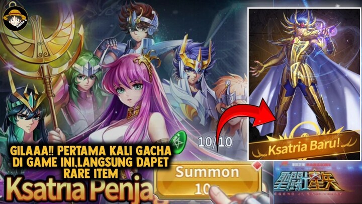 [SaintSeiyaLegendofJustice]Hoki Cukk😂First Time Gacha Langsung Di Kasih Rare Item😂