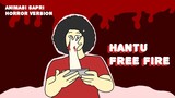 Kartun Horor - Dihantui saat main FF | animasi sapri