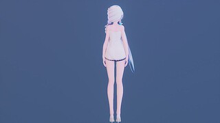 [MMD] ILLUSTRIOUS แม้ภาพจะเบลอ แต่ท่าเต้นของเธอก็ช่างสดใส [Azur Lane]