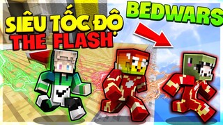 KHANGG THỬ THÁCH BEDWARS SIÊU TỐC ĐỘ FLASH CÙNG NOOB TEAM *KHANGG GIÀNH TOP 1 KHI TROLL NOOB