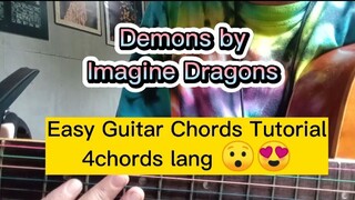 Demons by Imagine Dragons l Easy Simple Acoustic Guitar Chords Tutorial