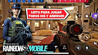 RAINBOW SIX MOBILE LISTO PARA EL LANZAMIENTO Y JUGAR TODOS EN iOS Y ANDROID EN NADA