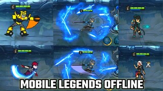 NYOBAIN MOBILE LEGENDS OFFLINE BARU ! SEMUA HERO JADI OP DAN BEBAS PAKE SKIN