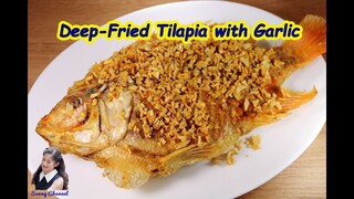 ปลาทับทิมทอดกระเทียม พร้อมสูตรน้ำจิ้มรสแซ่บ : Deep-Fried Tilapia and Spicy Sauce  l Sunny Channel