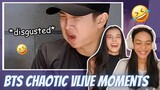 Most Chaotic BTS VLIVE Moments - REACTION!! 😂💜 (BTS Funny Moments Reaction)