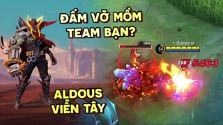 Tốp Mỡ | ĐẤM &quot;VỠ MỒM&quot; TEAM BẠN VỚI ALDOUS 4 TANK 2 DAME?? TAY ĐẤM VIỄN TÂY MÙA 20! | MLBB