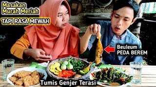 Mantap.. Siap Siap Nyiduk Nasi Banyak ‼️Tumis Genjer Terasi Pedas, Makan Lalapan Mentah, Jengkol