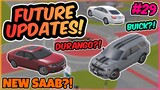 NEW DURANGO?! || NEW SAAB? || NEW BUICK + MORE! | Greenville Future Updates #29 || Greenville ROBLOX