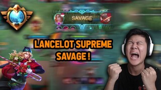 LANCELOT JEJE SUPREME 7 + SAVAGE GAMEPLAY! - Mobile Legends